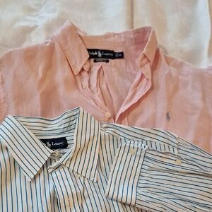 Two RALPH LAUREN Mens Shirts